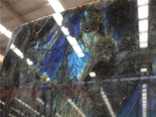 labradorite blue granite polished