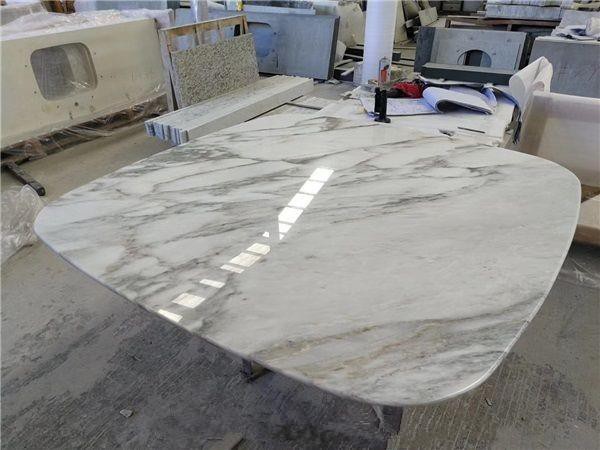 statuario white marble table tops