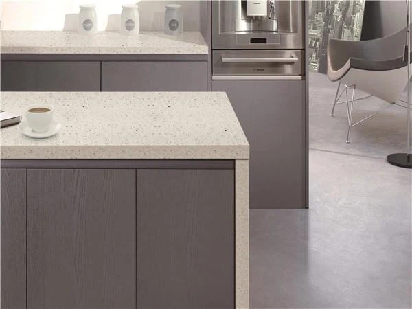 Crystal White quartz kitchen top