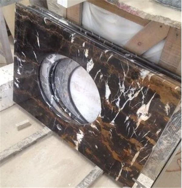 black marble bathroom countertops for vanity