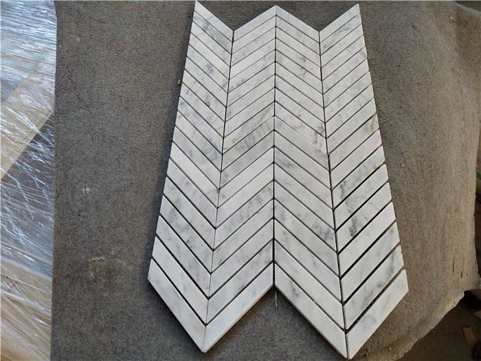 white marble mosaic tiles for floor