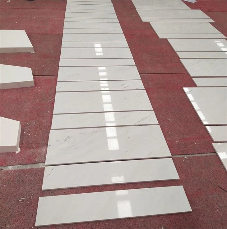 White Marble Stair Treads