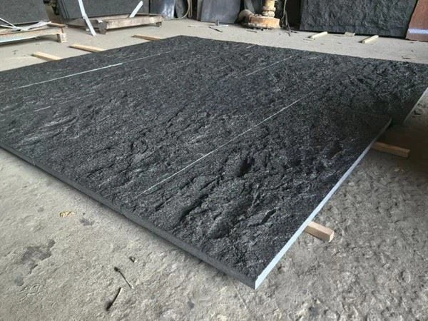 Natural Split Black Granite Wall Tile
