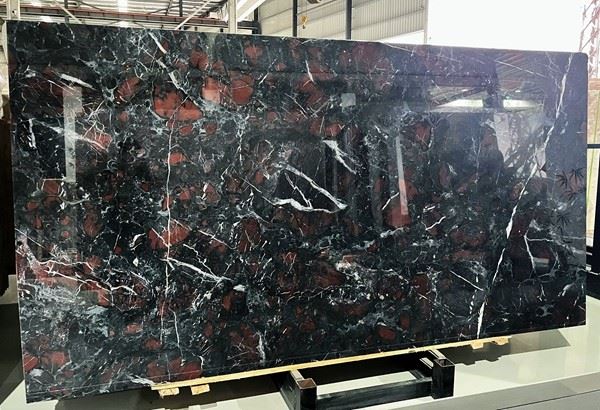 Black Rose Marble Slabs