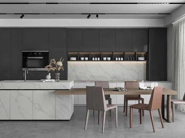 Calacatta Oro kvarts stol usti