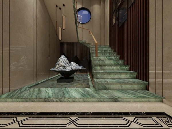 Emerald Quartzite stairs