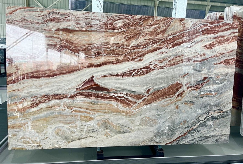 Monica Red Marble slab Monica Red Marble slab