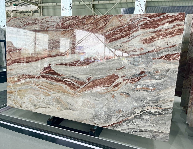polished Monica Red Marble polished Monica Red Marble