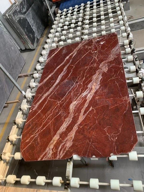 Rosso Collemandina Marble polished slab