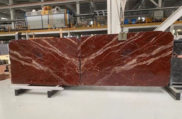 Rosso Collemandina Marble book matched